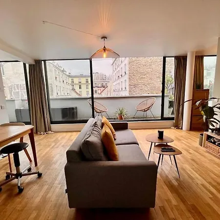Appartement 5p Chic Apt, Rooftop, Parijs